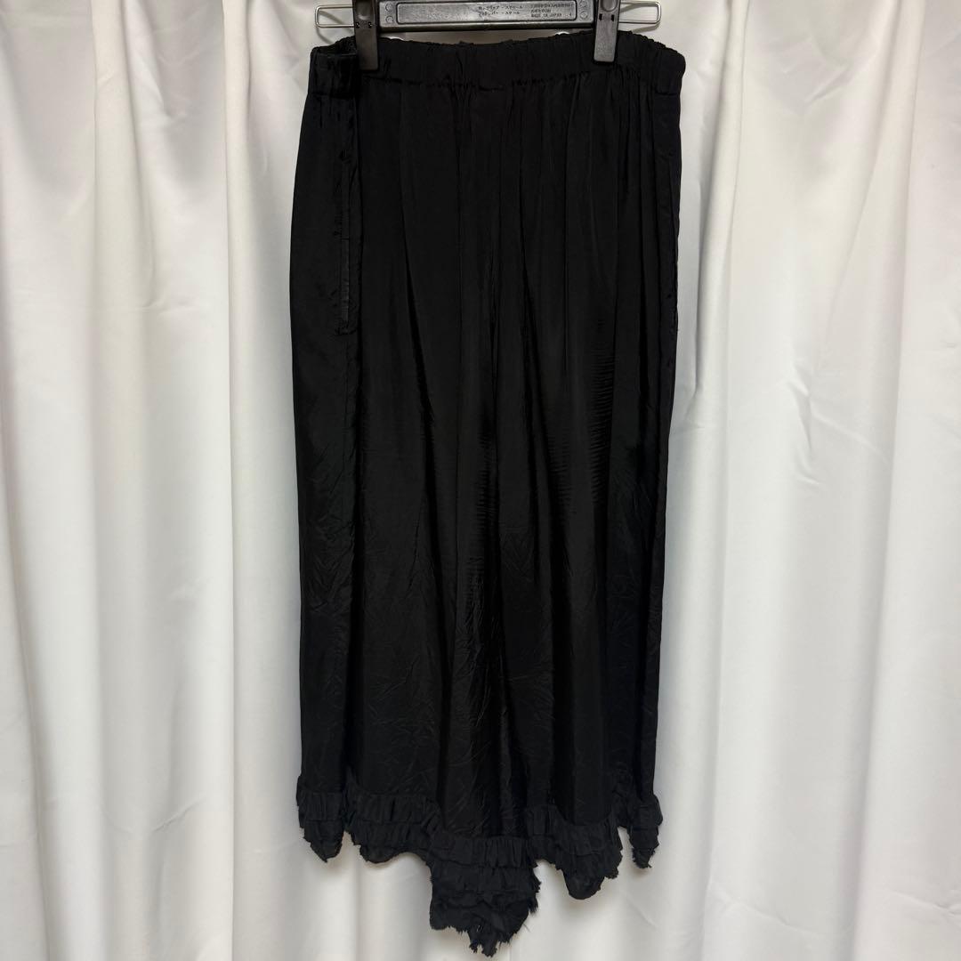 アーカイブ　コムデギャルソン　コムコム　キュプラサルエルパンツ　M 黒