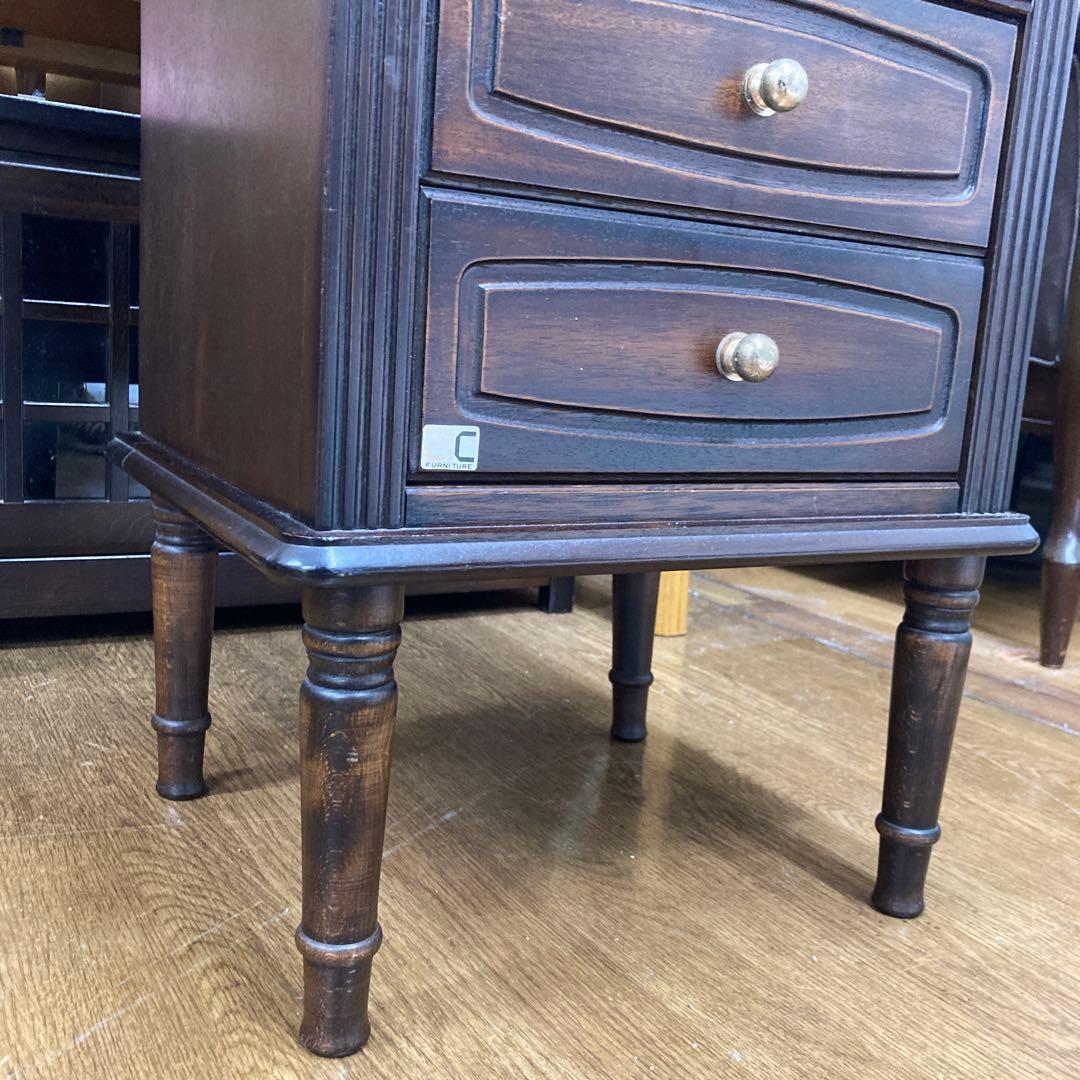 アンティーク家具　電話台　キャビネット　ドレッサー