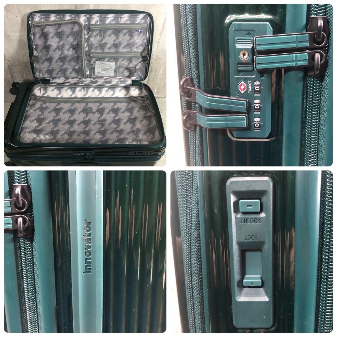 innovator　スーツケース　グリーン　TSAロック　92L　大容量