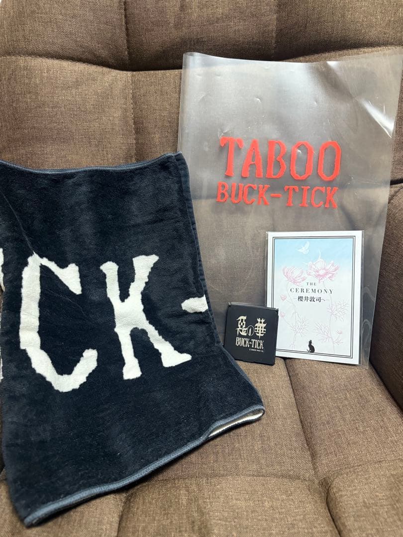 BUCK-TICK 初期グッズ　櫻井敦司さんTHE CEREMONYおまとめ4点