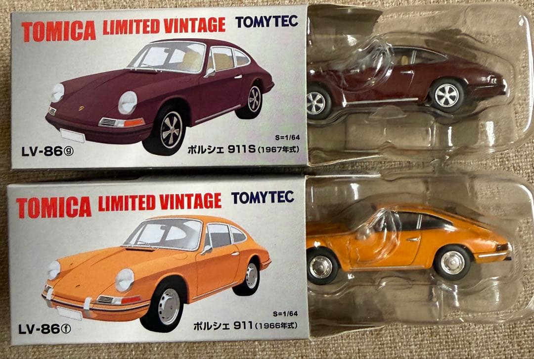 トミカリミテッドヴィンテージ　 ポルシェ 911 & 911S セット