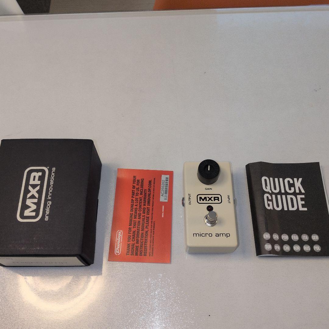 定番MXR M133 micro amp ブースター　バッファー　エフェクター