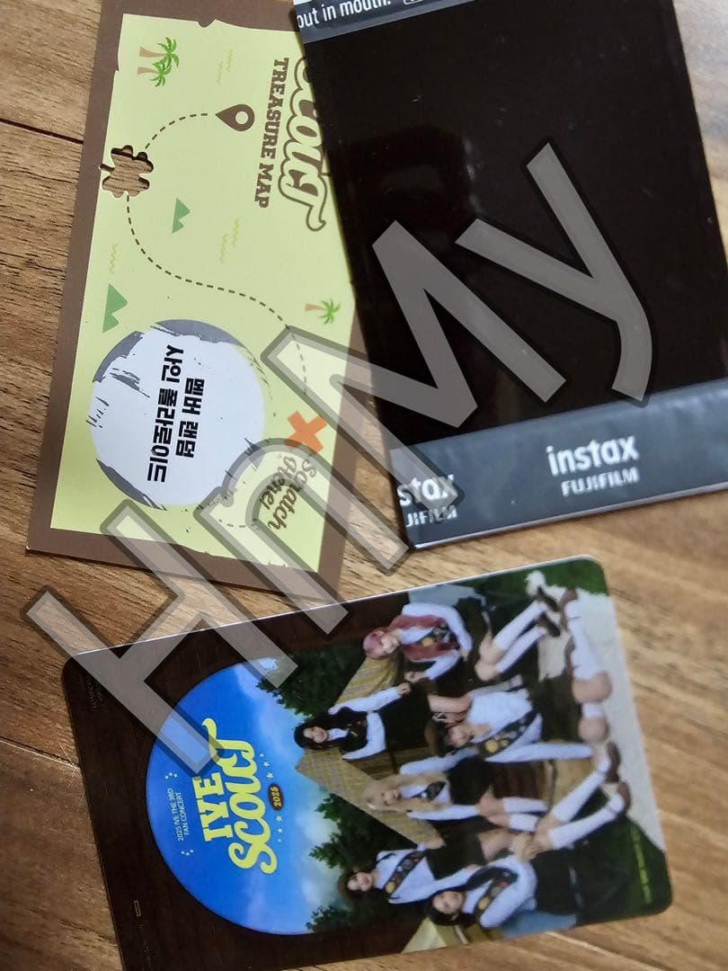 IVE リズ LIZ 直筆 サイン チェキ ポラロイド トレカ