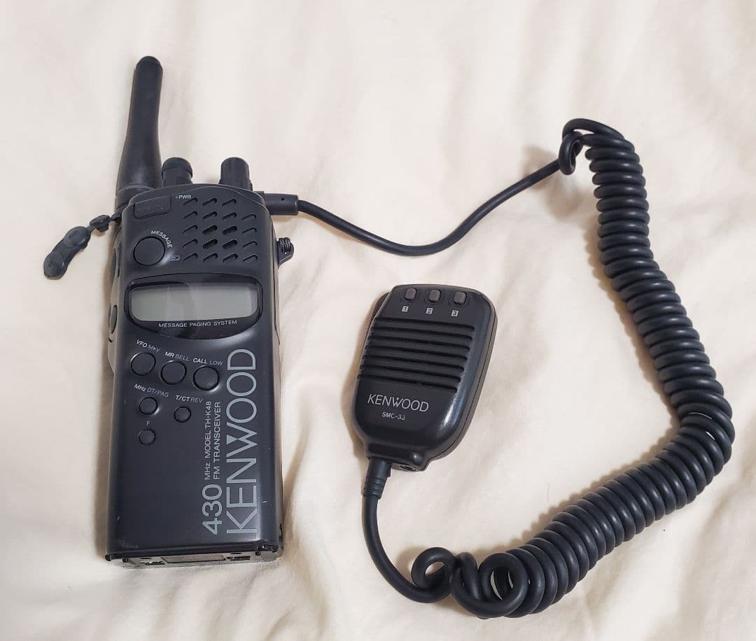 KENWOOD 430MHz FM ハンディトランシーバー　TH-K48