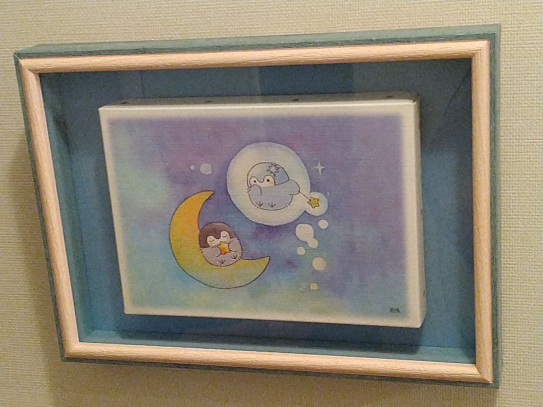 コウペンちゃん　花丸まんてん星　キャンバスボックス　額装