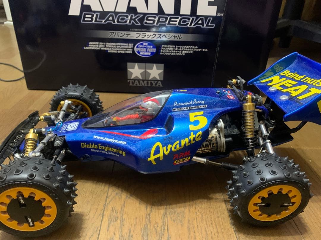 最終値下タミヤAvante Black Specialをアバンテ塗装フルセット