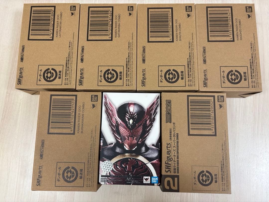 S.H.Figuarts（真骨彫製法） 仮面ライダーオーズ 7体