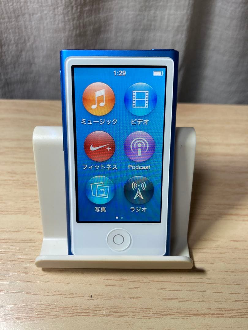 ♫ 美品 Apple iPod nano (第7世代) 後期16GB 青