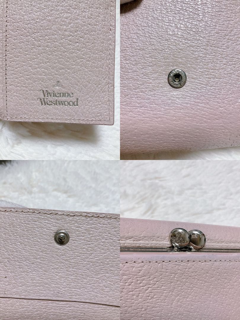 ♡限定♡ヴィヴィアンウエストウッド 三つ折り財布 がま口 ピンク オーブ 希少