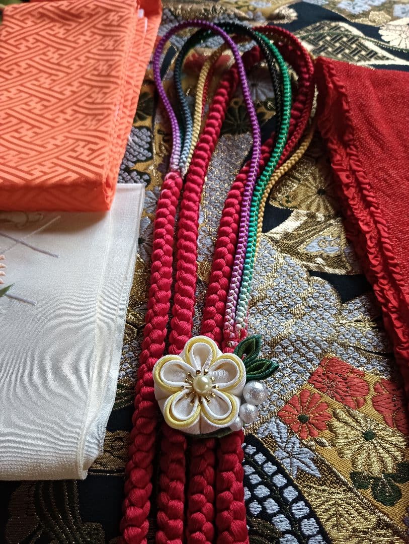 小柄さんの為のお仕立て　振袖フルセット　美品　華やか　丈151 裄66