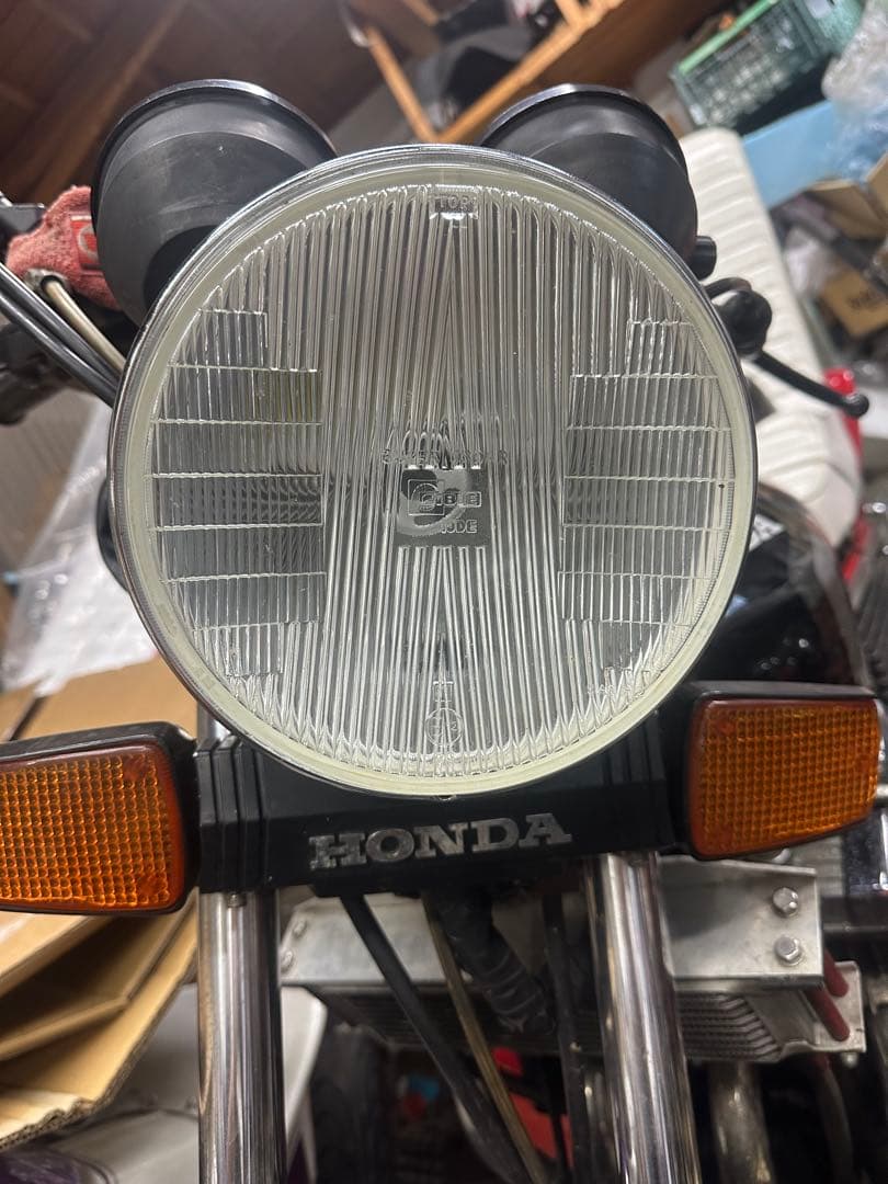 当時物シビエスーパーオスカー180πシビエ凹レンズ付ヘッドライトマーシャルCBX