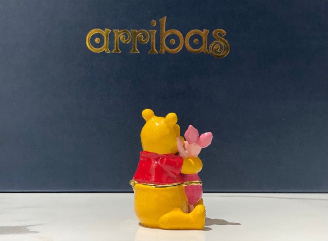 廃盤 限定品 ディズニー プーさん トリンケットボックス 英国製 Enamel