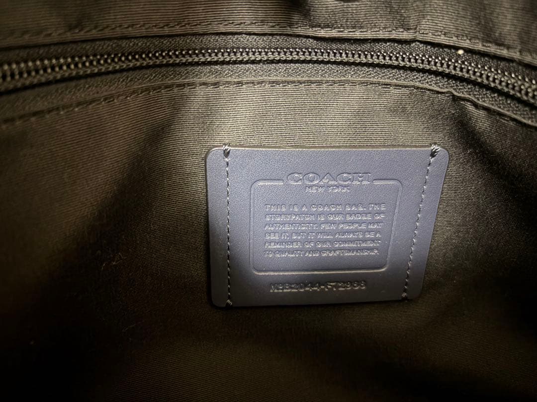 【1/12まで】COACH ネイビー ビジネスバッグ