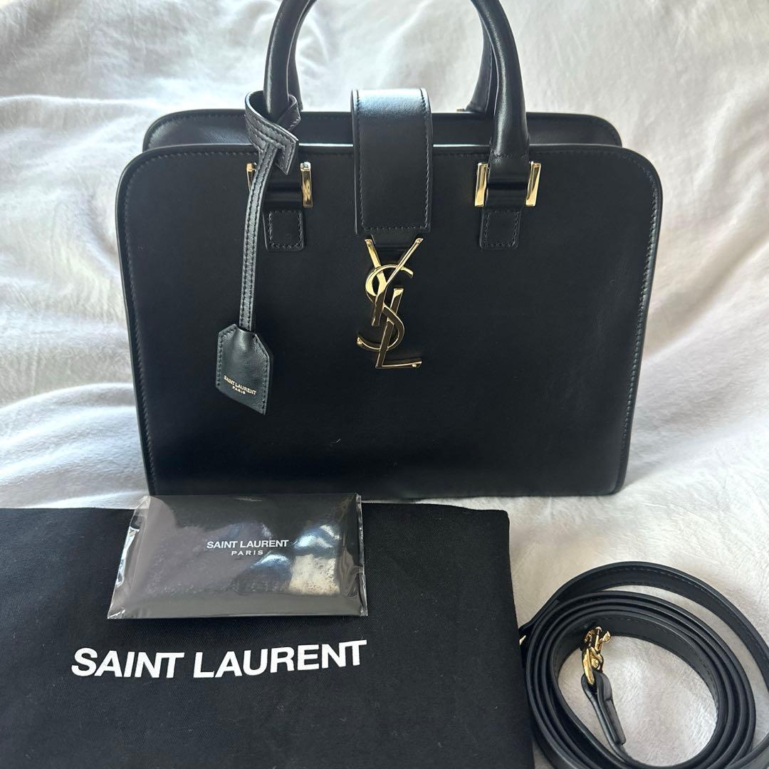 サンローラン ベイビーカバス ハンドバッグ ブラック 美品