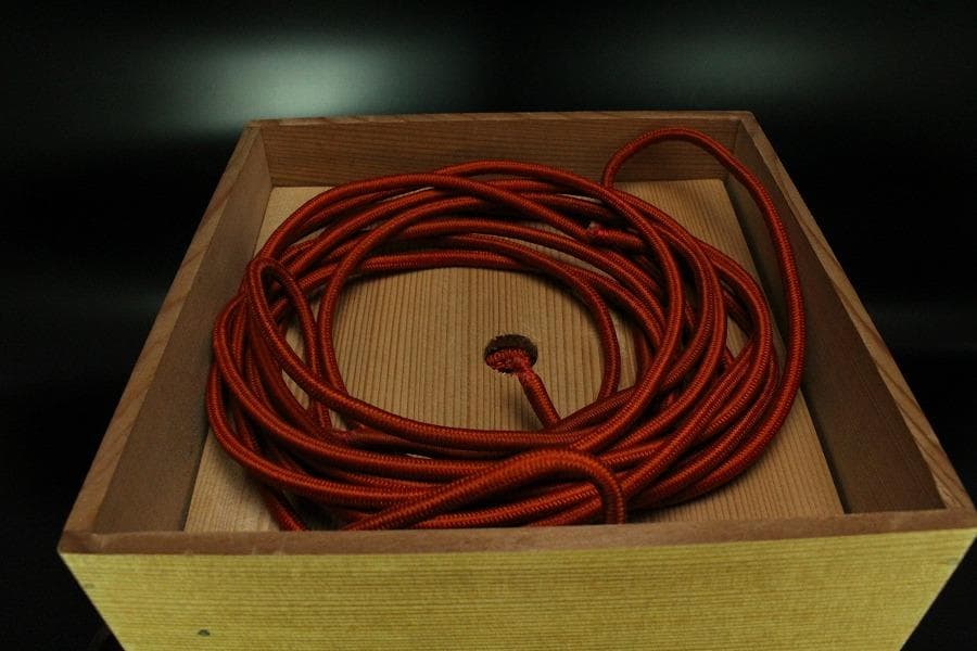 茶道具 飾壷 窯変釉 四耳壷 春峰 在銘 共箱 紐 網 揃(K-YC388)