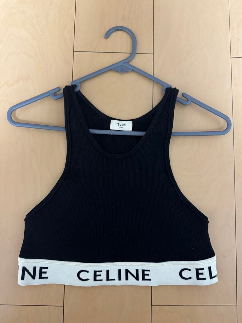 CELINE 　リブタンクトップ