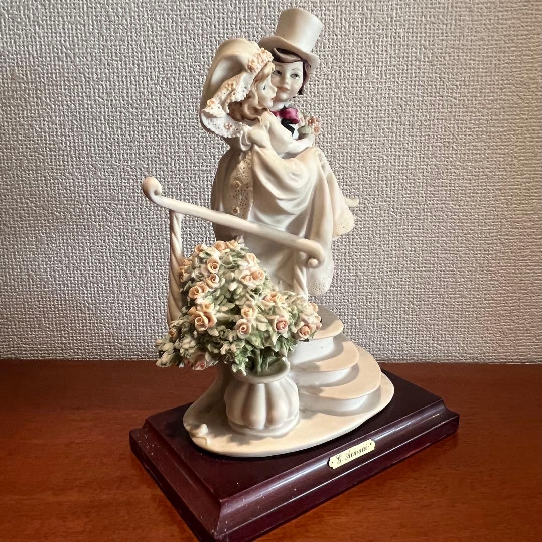 ジョゼッペアルマーニ　美品　ウェディング　恋人　子供　結婚式　新郎新婦　人形