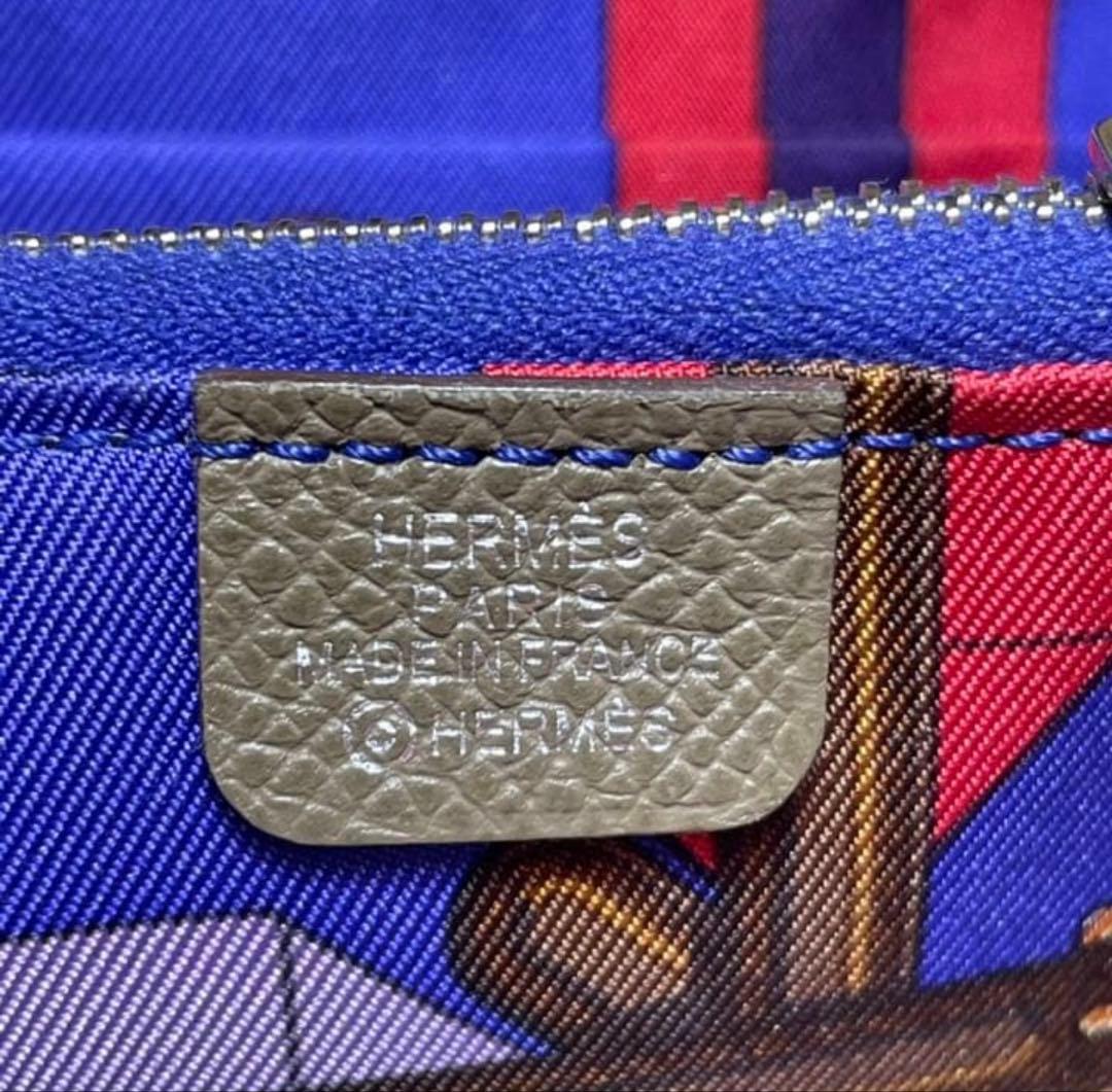 エルメス　シルクイン　コンパクト　金具新品