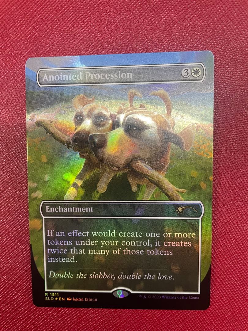 MTG 選定された行進　secret lair foil