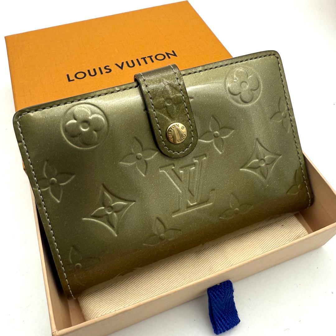 【新品近い】新型 ルイヴィトン ヴェルニ ポルトフォイユ ヴィエノワ がま口財布