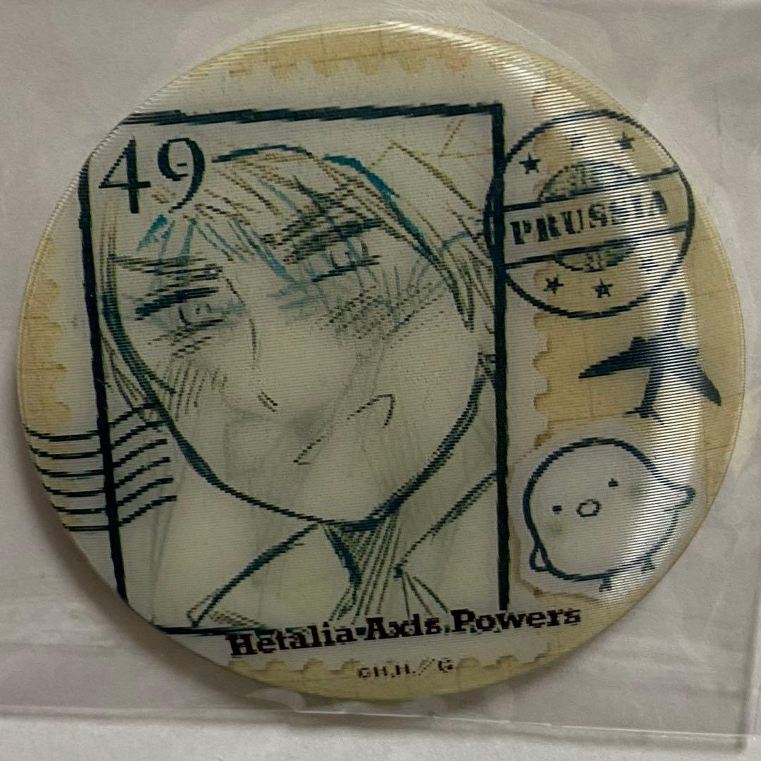 ヘタリア Axis powers だらけ　チェンジング缶バッジ　プロイセン　小鳥