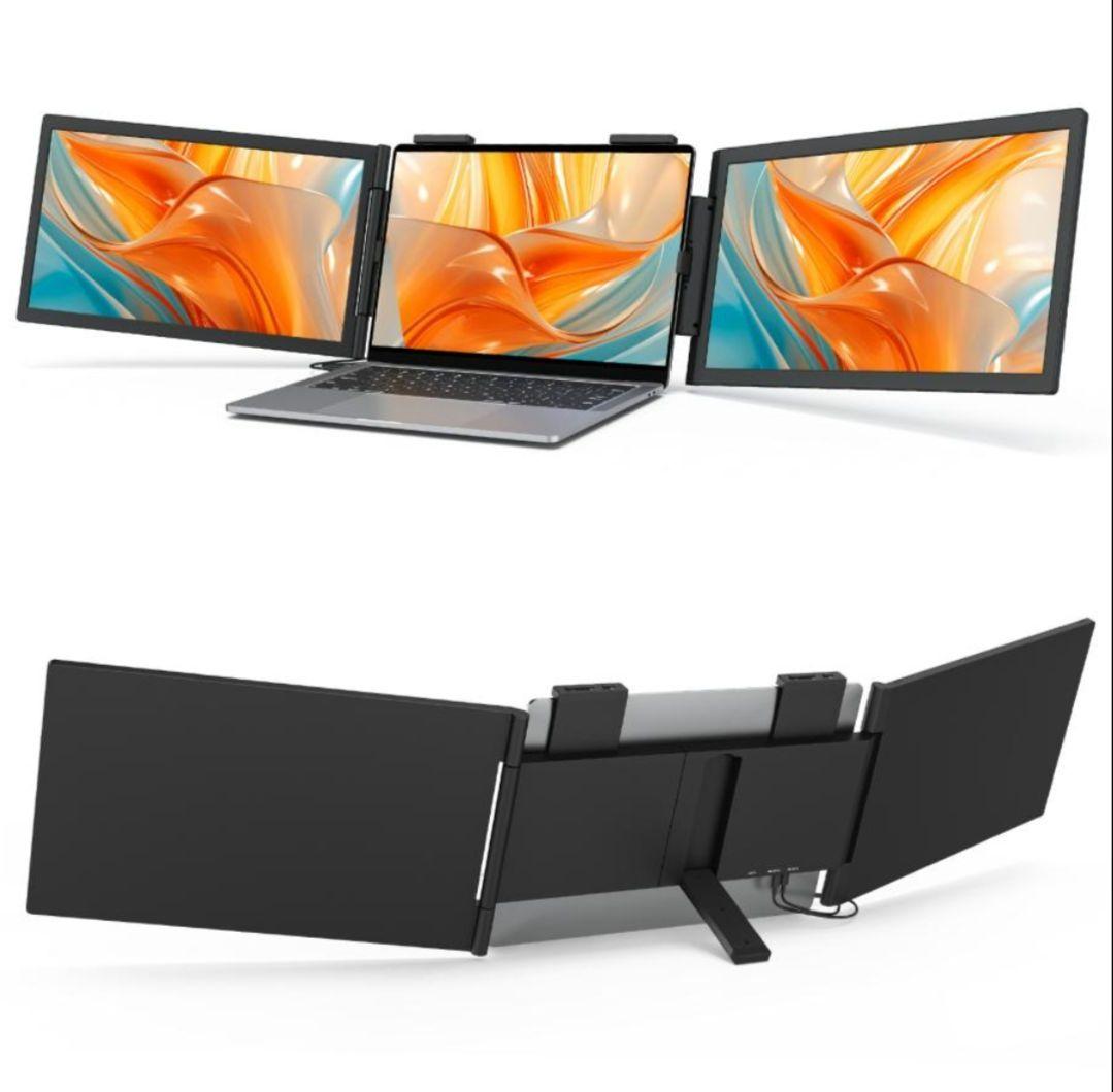 トリプルモニター 14インチ タイプC接続 FHD デュアルモニター 新品未使用