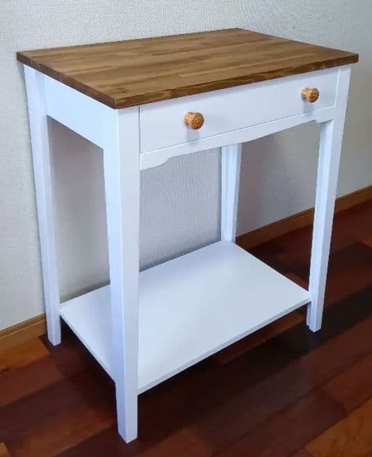 最終価格＊カントリー家具＊ミニテーブル＊ホワイト