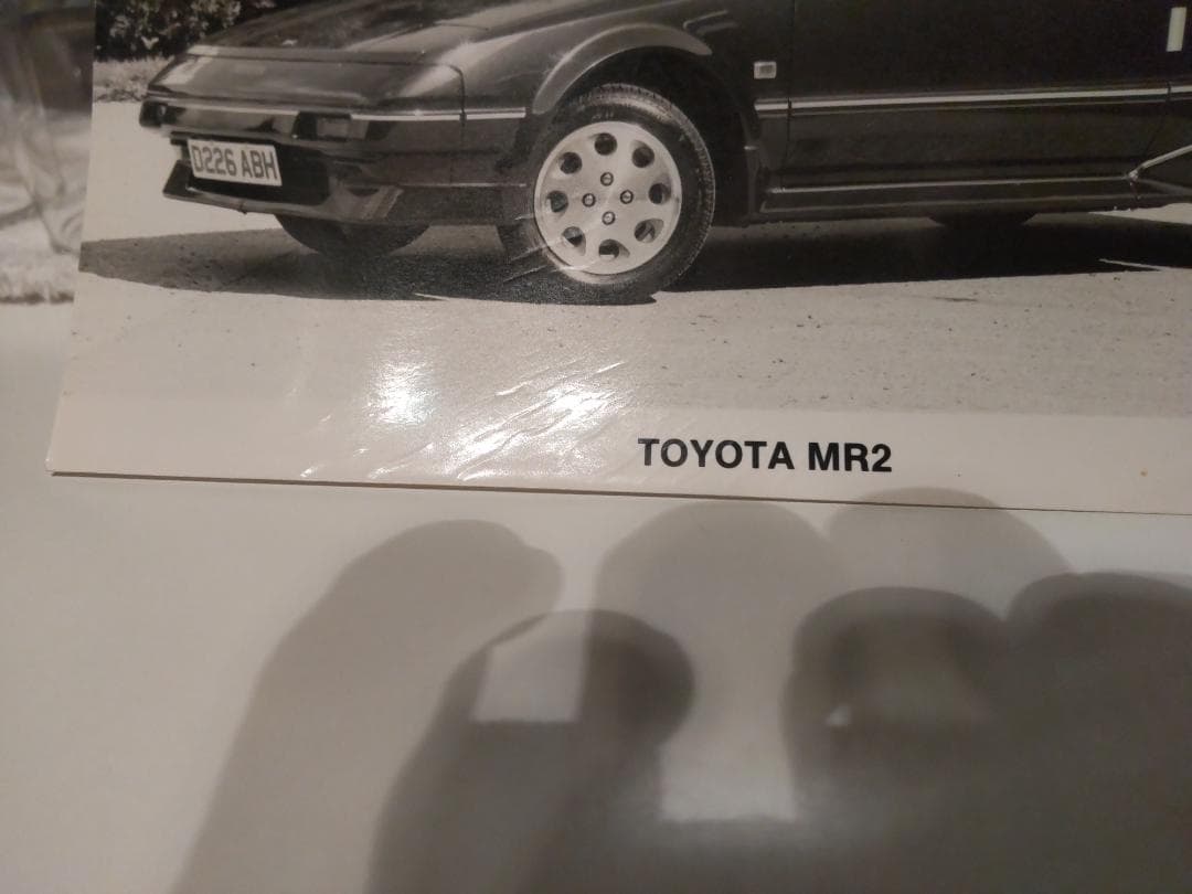 非売品★外国製★トヨタ MR2 宣伝プレス 写真 プロマイド スーパーカー