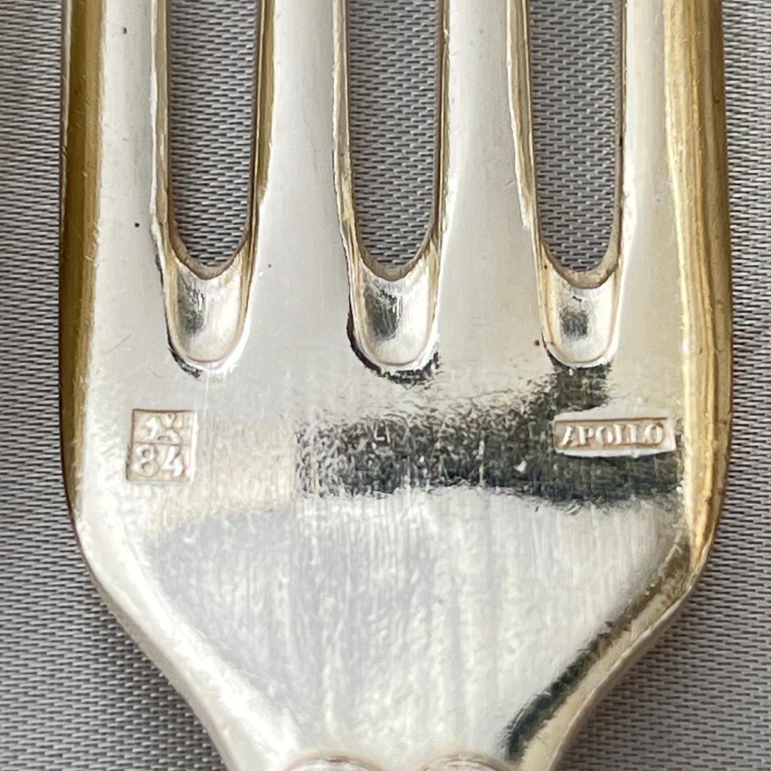 【仏蘭西】 レリーフ ディナーサイズカトラリーセット12本 アールヌーボー