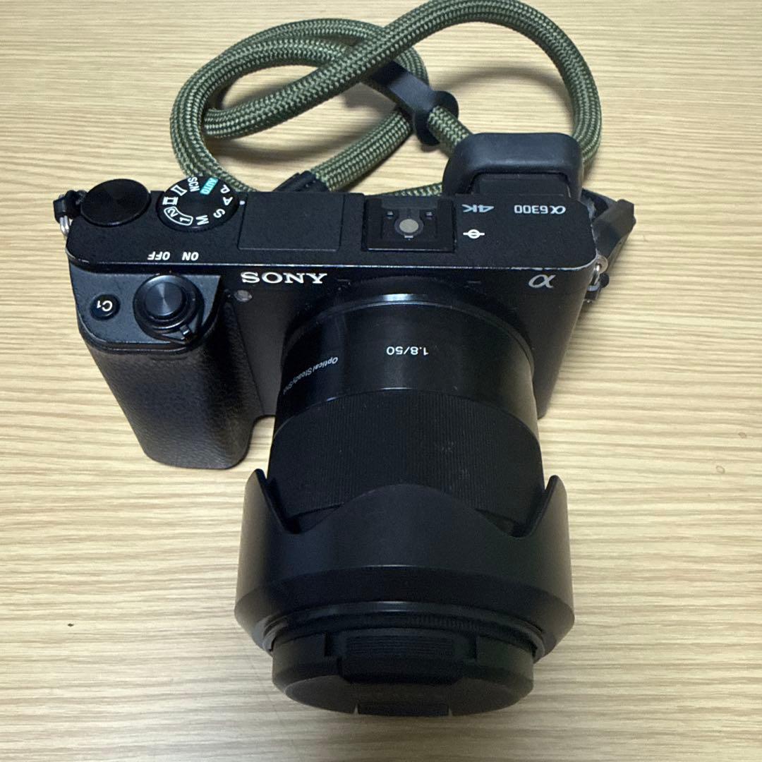 最終価格SONY α6300 ミラーレスカメラ 単焦点レンズ×3 バッテリー×2