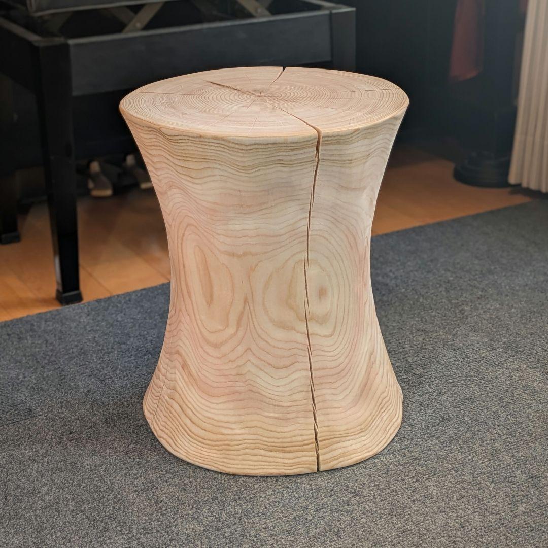 outdoorman　檜②　丸太　椅子　スツール　テーブル　高さ約40㎝