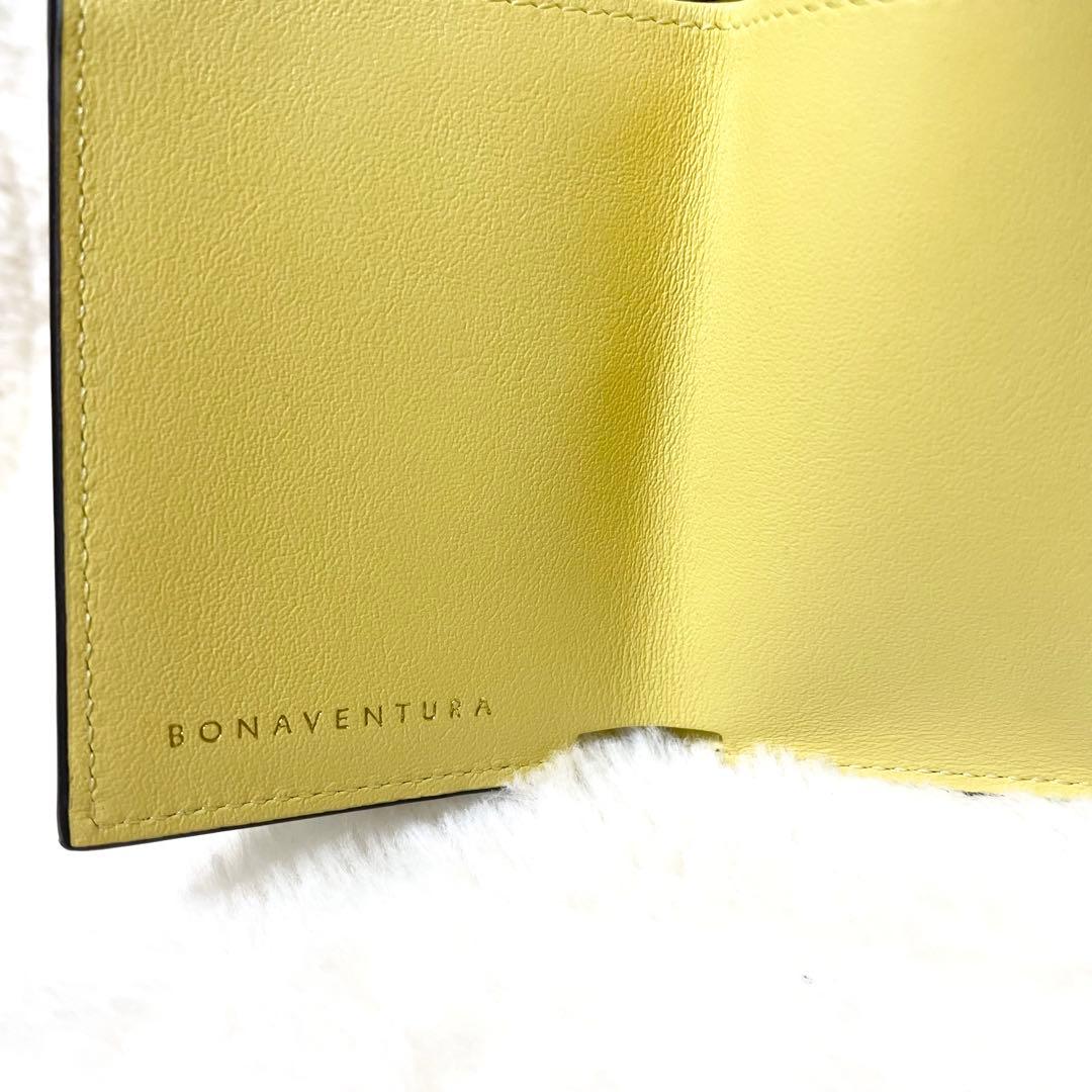 【未使用級✨】 ボナベンチュラ 三つ折り 財布 スモール ウォレット ベージュ