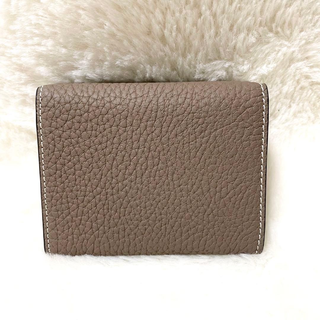 【未使用級✨】 ボナベンチュラ 三つ折り 財布 スモール ウォレット ベージュ