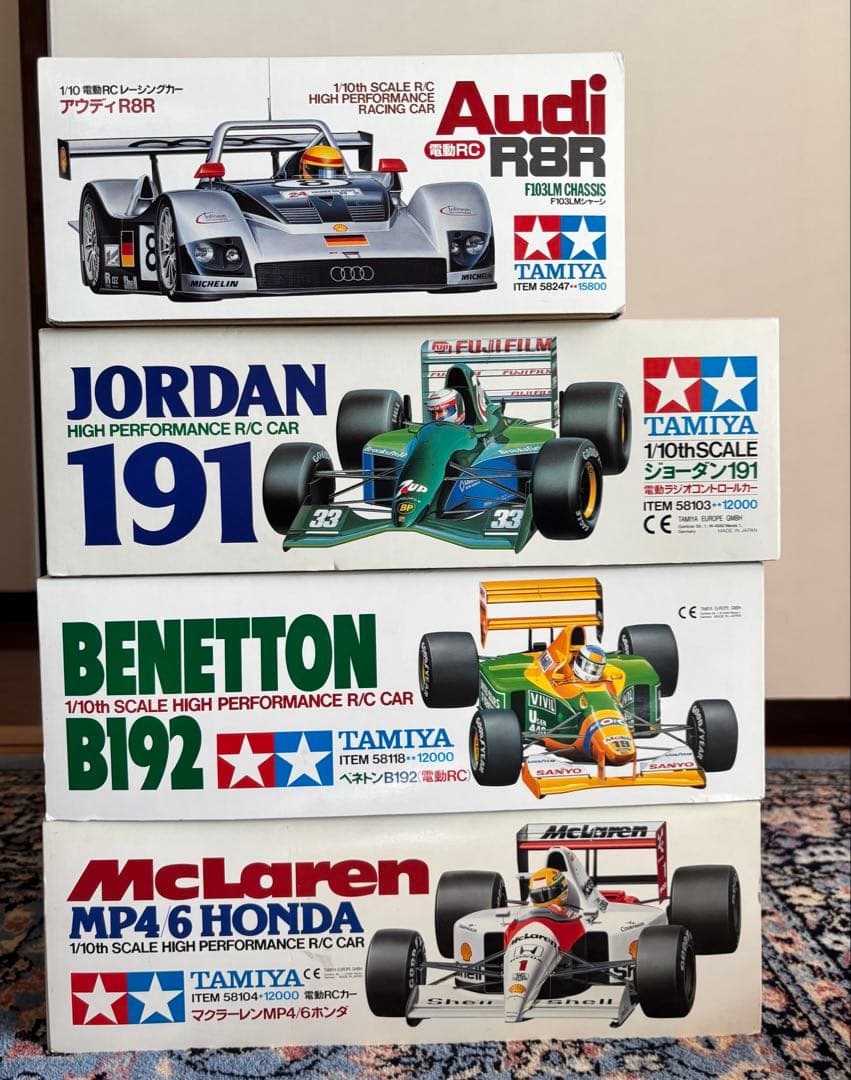 タミヤFー1 ・Cカー　マクラーレン/ベネトン/ジョーダン／アウディ　未使用品