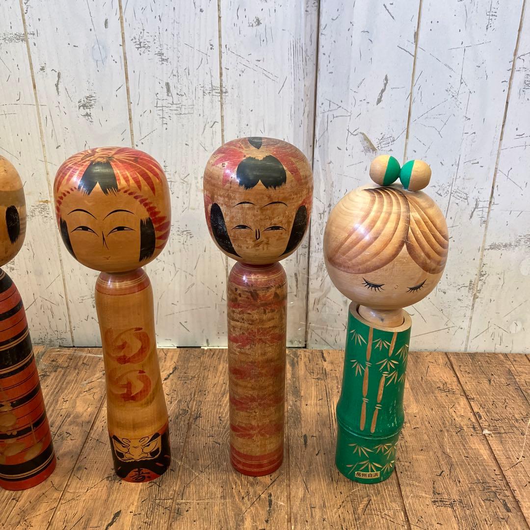 昭和レトロ こけし 小芥子 20体セット セット売り まとめ売り 木製 郷土人形