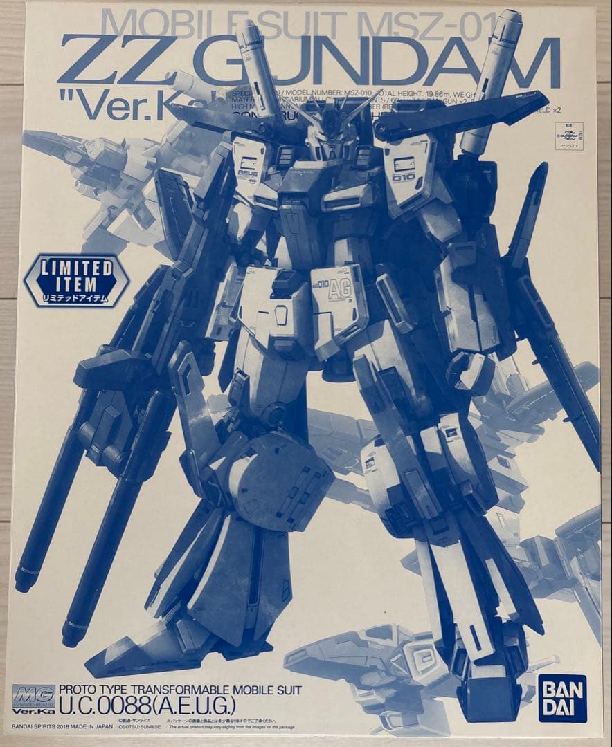 MG 1/100ダブルゼータガンダムVer.Kaクリアカラー