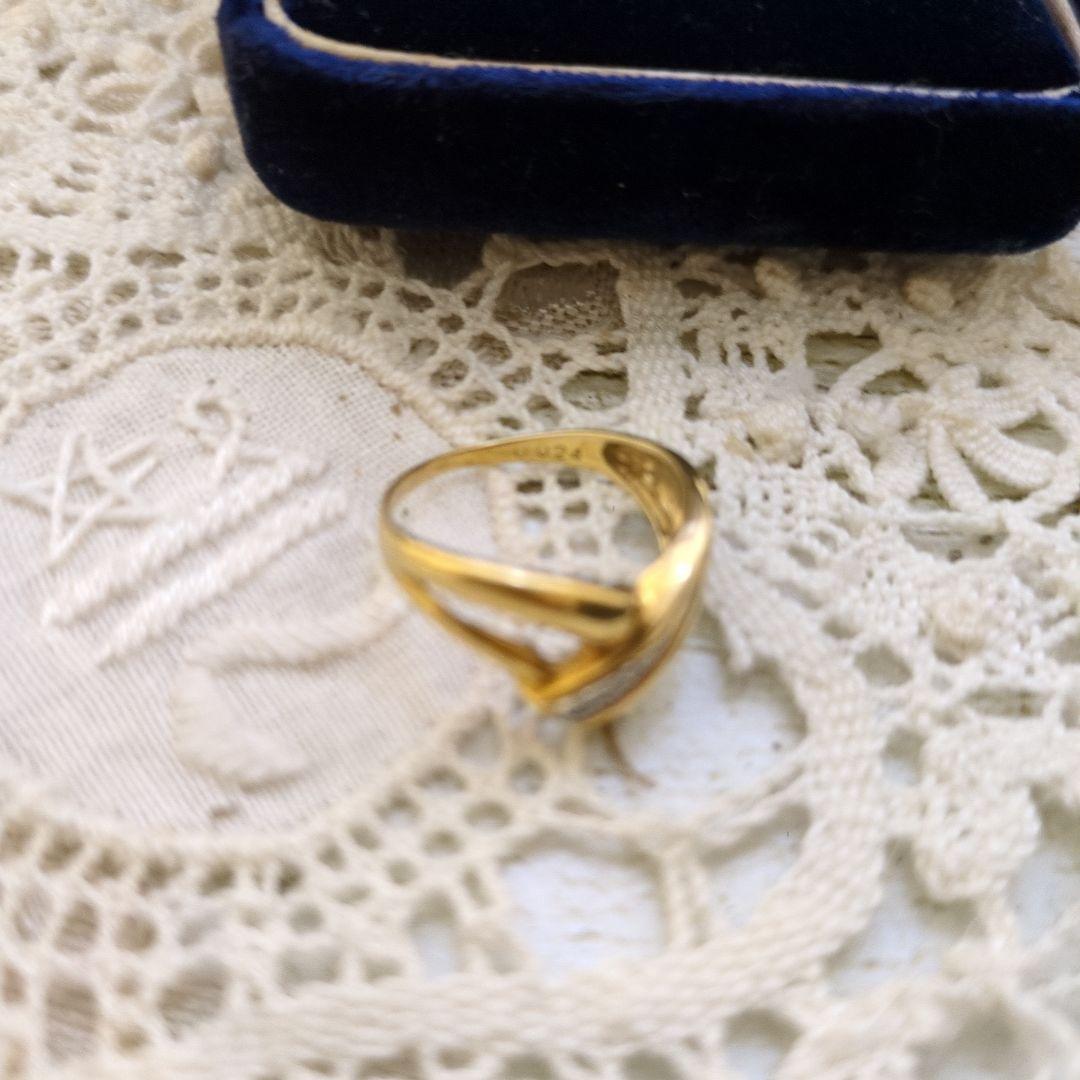 モ*ャ様 ヴィンテージ✾ゴールド ツイストデザイン リング