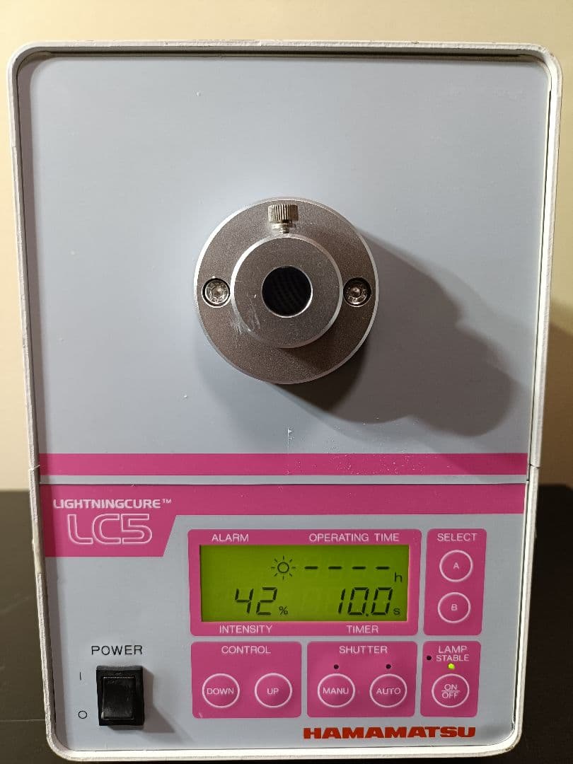 浜松ホトニクス　UVスポット光源 LC5 ブラックライト　動作確認済　レジン等に