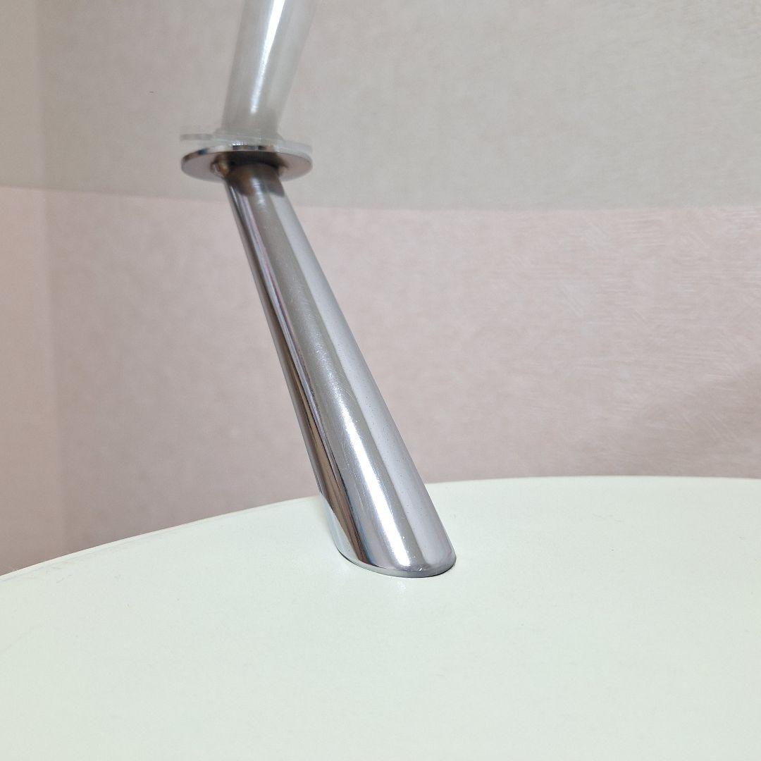 ヴィンテージ調 ガラス ダイニングテーブル 高級モダンデザイン 丸型