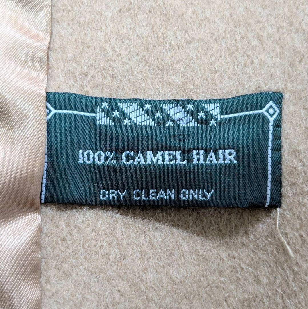 バーバリー チェスターコート キャメル100% ダブル ベルト ベージュ L