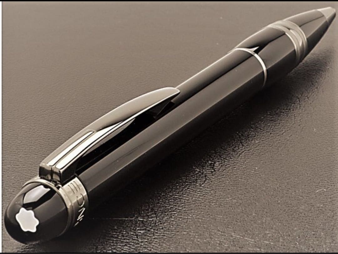 モンブラン　★完売のスターウォーカー極上逸品！★ミッドナイトブラック・ボールペン