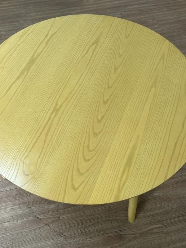 【新品】天然木BIG折れ脚　円形こたつ100NA【OUTLET】