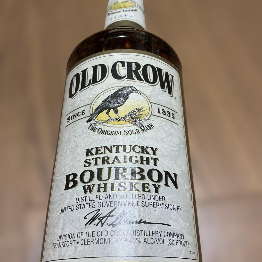 古酒　ウイスキー　old crow