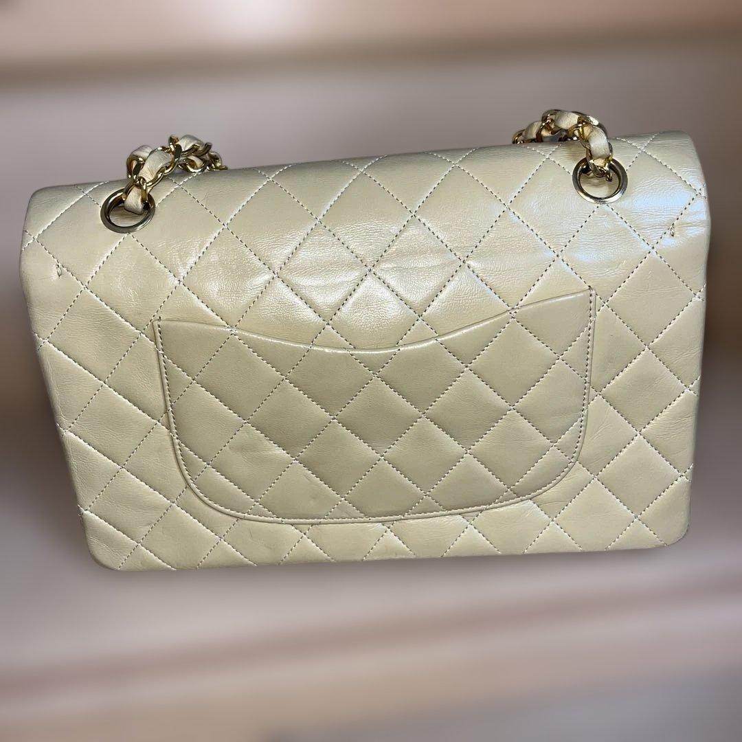 CHANEL シャネル マトラッセ ショルダーバッグ ヴィンテージ ベージュ