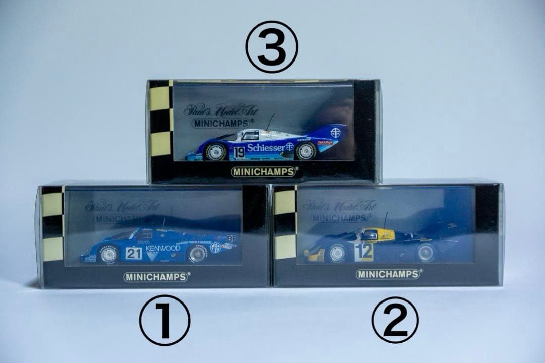 自動車 MINICHAMPS Porsche 956L & 956K & 956K