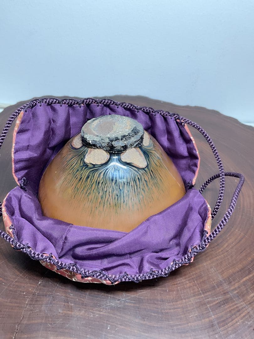 ★唐物古玩古董★宋時代　建窯 希少品 金兔毫 禾目天目茶碗　骨董品 アンティーク