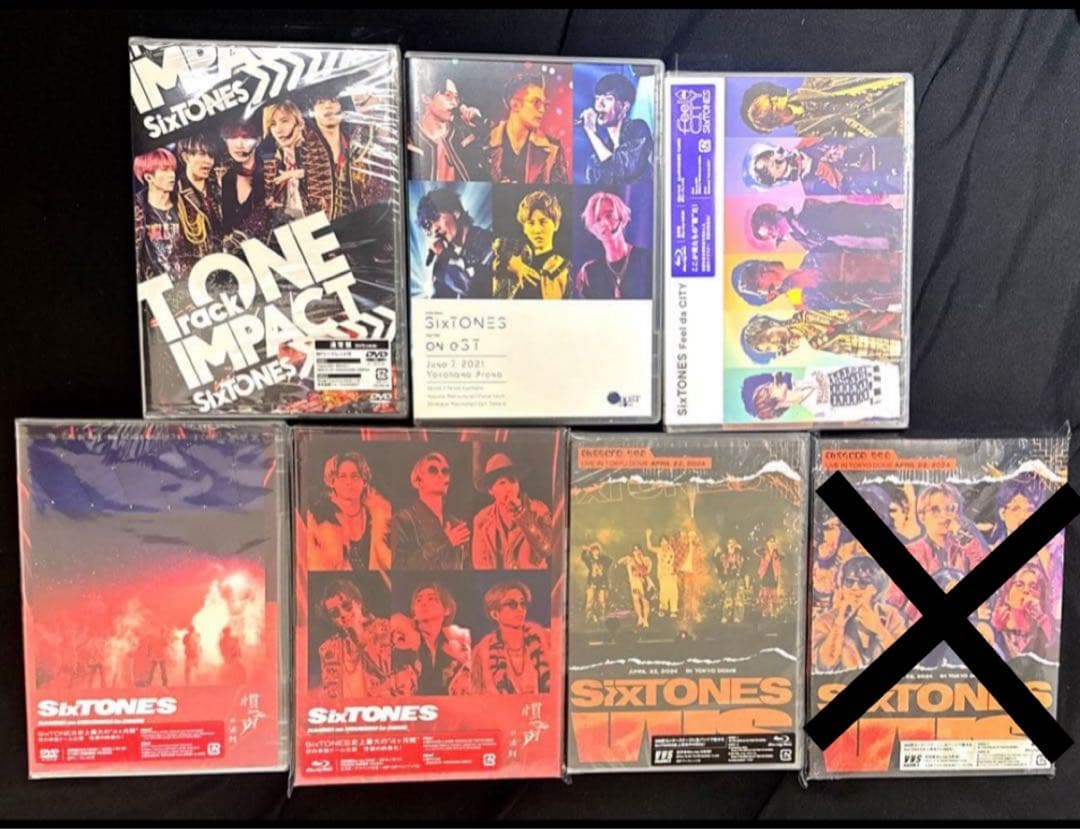 【新品未開封品】Sixtones ライブDVDセット