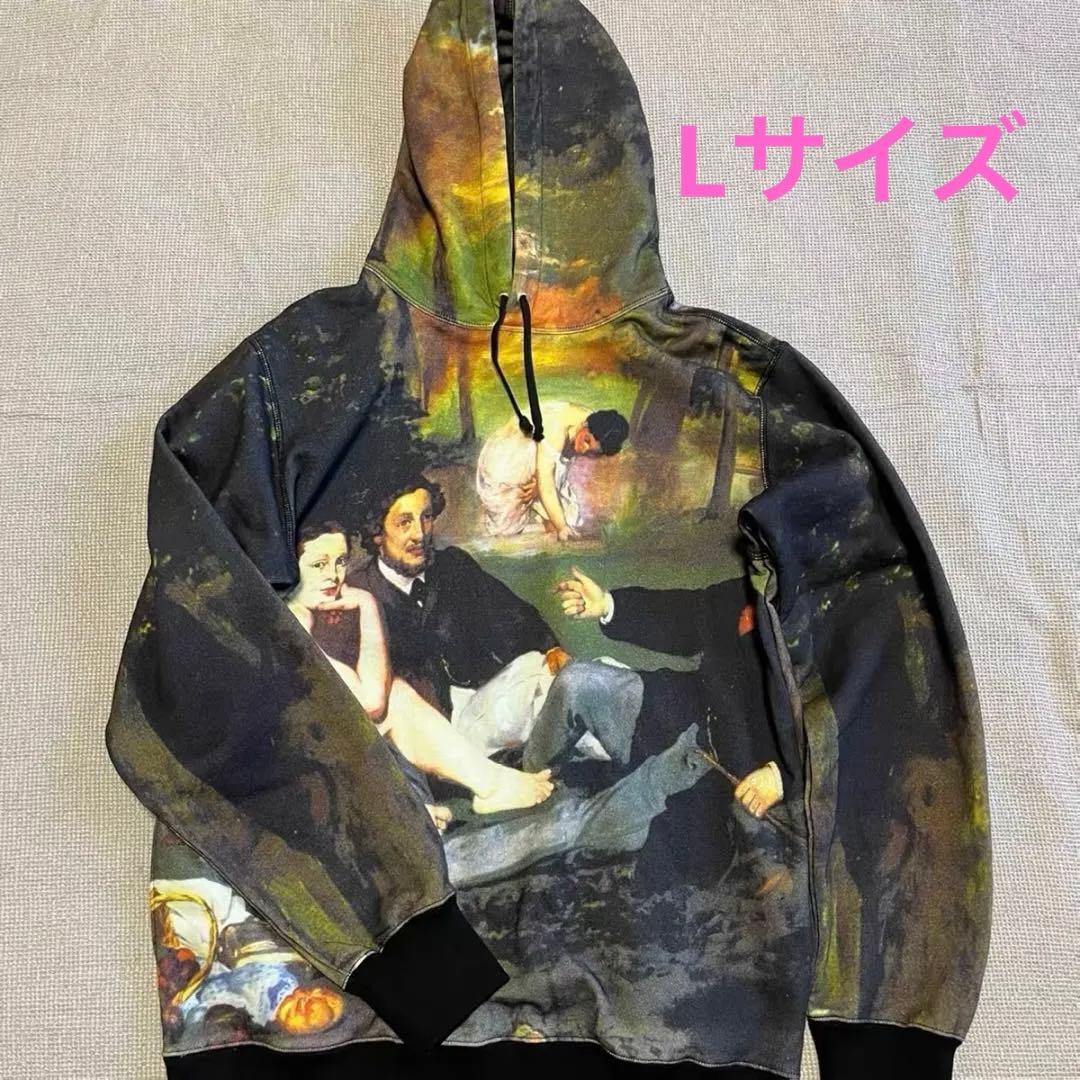 希少　supreme パーカー 絵画　総柄 le bain pullover