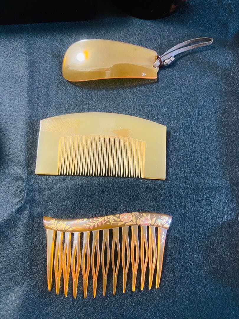 本鼈甲　まとめ売り　小槌　鼈甲　白甲　アクセサリー　櫛　在銘　良生　小物入れ