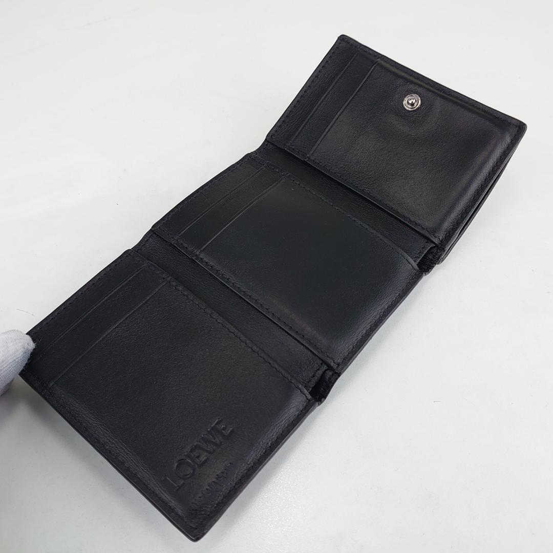 【ポンタさま用】ロエベ　Wホック　三つ折り財布　1207